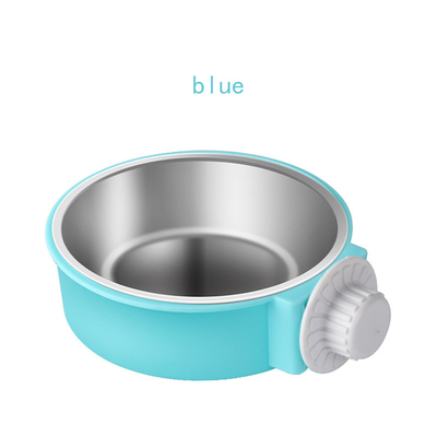 Plastic Pet Feeder Bowls Attach Crate Bowls For Cat Dog Cages
