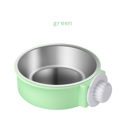 Plastic Pet Feeder Bowls Attach Crate Bowls For Cat Dog Cages
