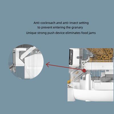 Stainless Steel Automatic Food Feeder For Cat Dog Feeding