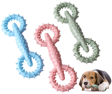 Natural Rubber Teething Dog Interactive Toy For Aggressive Chewers Large Breed