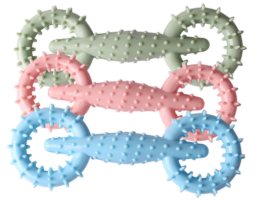 Natural Rubber Teething Dog Interactive Toy For Aggressive Chewers Large Breed