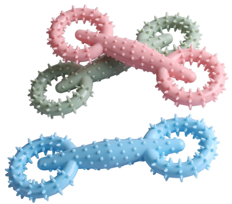 Natural Rubber Teething Dog Interactive Toy For Aggressive Chewers Large Breed
