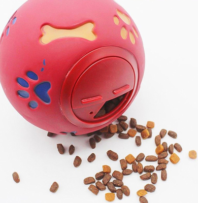 Diameter 7.5cm Pet Chew Toys Rubber Puppies Teething Training Toy