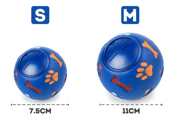 Diameter 7.5cm Pet Chew Toys Rubber Puppies Teething Training Toy