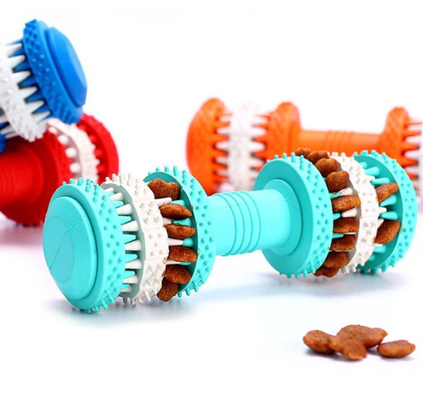 Natural Rubber Pet IQ Puzzle Toy For Dogs Teeth Cleaning Traning