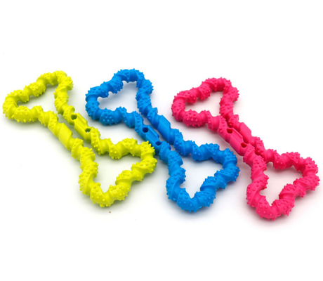 Rubber Interactive Tough Pet Chew Toys For Dogs Puppies Teething