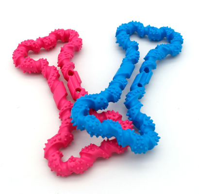 Rubber Interactive Tough Pet Chew Toys For Dogs Puppies Teething