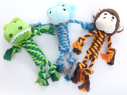 50G Tough Rope Ball Dog Treat Chew Toy For Aggressive Chewers