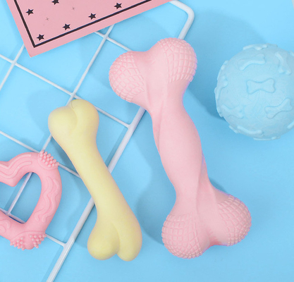 Interactive Rubber Pet Chew Toys For Large Dogs Cleaning Teeth