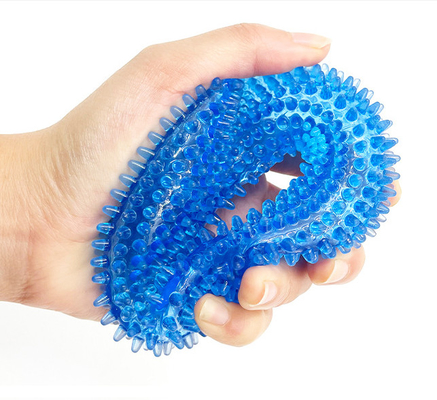 Donut Shape Squeaky Pet Chew Toys For Dog Training Fetching Teething