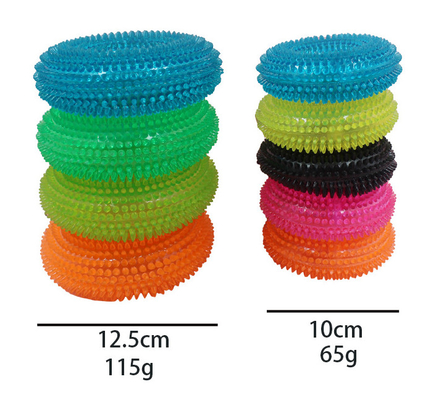 Donut Shape Squeaky Pet Chew Toys For Dog Training Fetching Teething