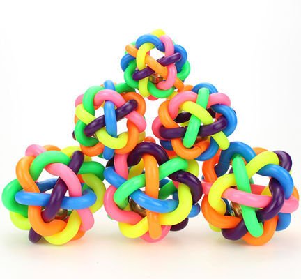 Multi Function Rubber Tennis Balls Pet Chew Toys For Dog Training Interactive