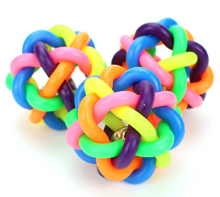 Multi Function Rubber Tennis Balls Pet Chew Toys For Dog Training Interactive