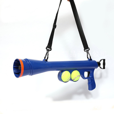 Small Dog Tennis Ball Launcher Gun Long Range Quick Sight Puzzle Training Toy
