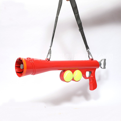 Small Dog Tennis Ball Launcher Gun Long Range Quick Sight Puzzle Training Toy