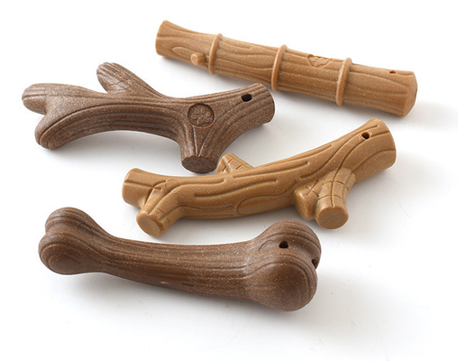 Safe Bone shape Natural Rubber Pet Chew Toys Non Toxic
