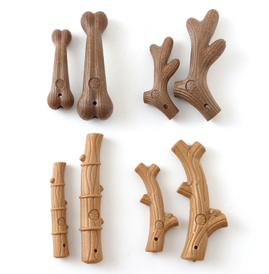 Safe Bone shape Natural Rubber Pet Chew Toys Non Toxic