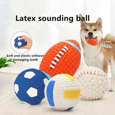 Rubber Oversized Tennis Ball For Dogs Bite Resistant Latex Rugby