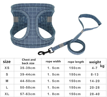 Walking Dog Traction Rope Vest Type Dog Chain For Small Medium Sized Pet Teddy