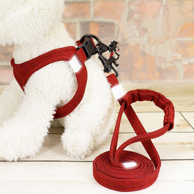 Walking Dog Traction Rope Vest Type Dog Chain For Small Medium Sized Pet Teddy