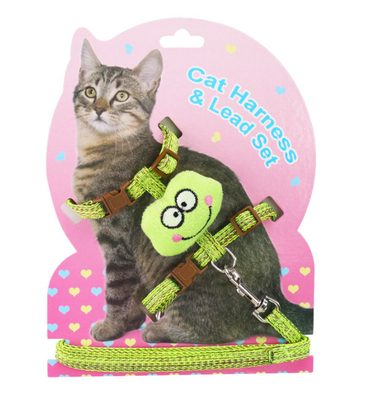 Adjustable Cat Harness Lead Escape Proof For Small Large Cats