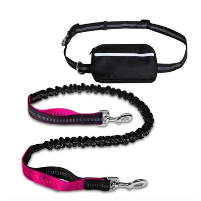 Luminous Silk Retractable Punching Waist Pet Traction Rope For Walking Sports Running