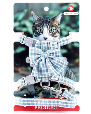 The Best Soft Breathable H-Type Walking Kitten Cat Lead For Garden