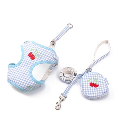 Traction Green Cat Harness Chest Strap Snack Bag Cat Traction Rope Adjustable Walking Cat Rope pet harness leash