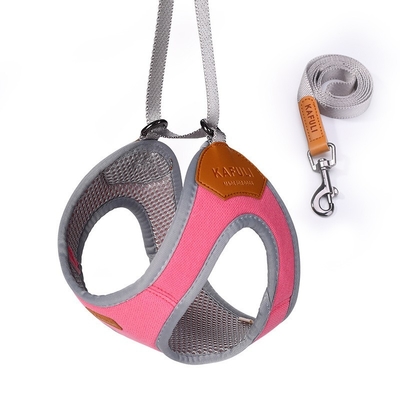 Amazon New Explosion-Proof Flush Teal Dog Harness Dog Pet Traction Rope Solid Color Reflective Vest Cat Chest Strap