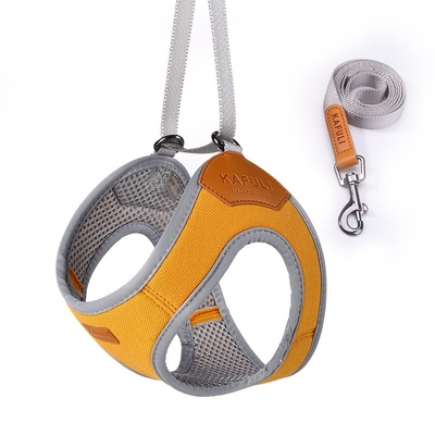 Amazon New Explosion-Proof Flush Teal Dog Harness Dog Pet Traction Rope Solid Color Reflective Vest Cat Chest Strap