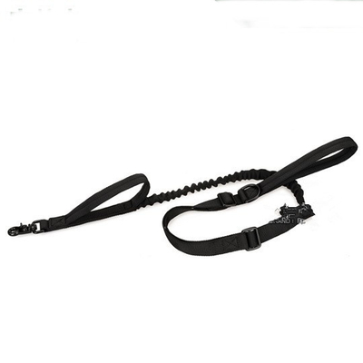 Adjust Explosion Proof Flexible Dual Handle Dog Leash Nylon Tactical Dog Rope