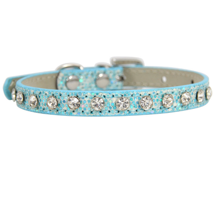 Necklace Crystal Diamond Elastic Xs Kitten Collar Pendant For Puppy Kitten
