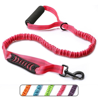 Explosion Proof Flushing Kitten Lead Nylon Elastic Dog Towing Rope Night Safety Reflective Dog Walking Rope