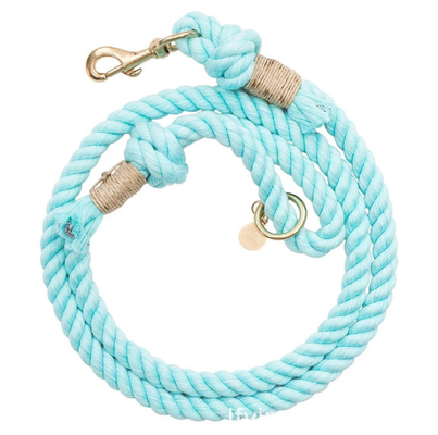 5 FT Handmade Braided Cotton Rope Dog Leash For Small Dogs And Cat