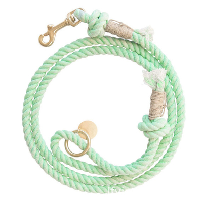 5 FT Handmade Braided Cotton Rope Dog Leash For Small Dogs And Cat