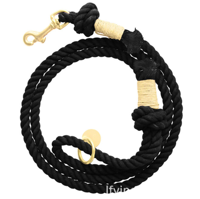 5 FT Handmade Braided Cotton Rope Dog Leash For Small Dogs And Cat