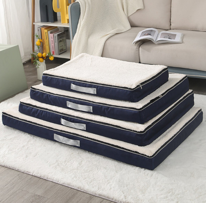 Memory Foam Dog Bed Amazon Quilted Plush Dutch Velvet Top With Removable Washable Cover & Non-Slip Bottom