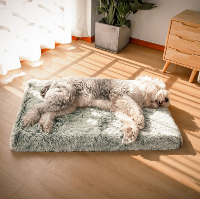 Anti Slip Bottom Fluffy Dog Bed Machine Washable Pet Mattress
