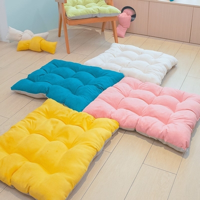 Filled PP Cotton Square Dog House Bed Pad Deer Fur Pet Mat Anti Moisture