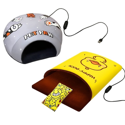 USB Electric Constant Temperature Heated Dog Bed Removable Washable Cat Nest Mat