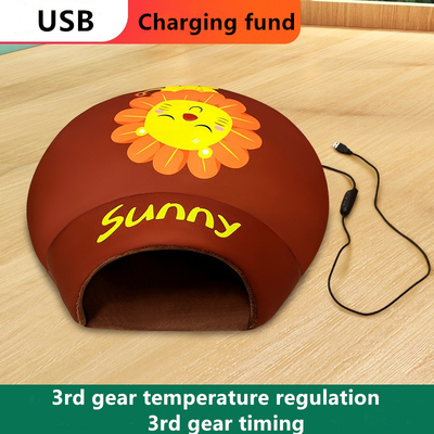 USB Electric Constant Temperature Heated Dog Bed Removable Washable Cat Nest Mat