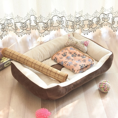 PP Cotton Universal Cat Nest Dog Cot Golden Hair Teddy Small Medium Large