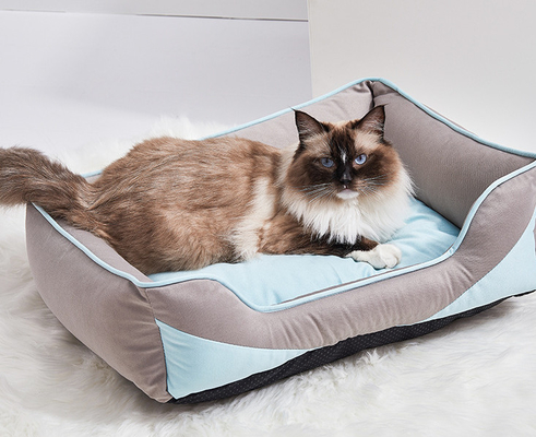 Super Soft Round Dog Bed For Puppy Kitten With Slip Resistant Bottom