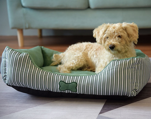 Machine Washable High Elastic PP Cotton Dog Beds For Medium Large Multiple Dogs