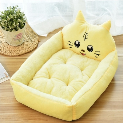 Warm Rebound PP Cotton Pet Cushion Bed Large Small Cartoon Cat Dog Nest Bed