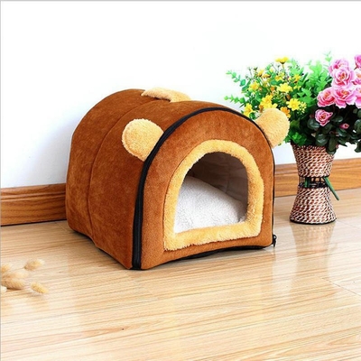 XL House Type Dog Cave Bed Indoor Small Medium Sized Dog Cat Kennel