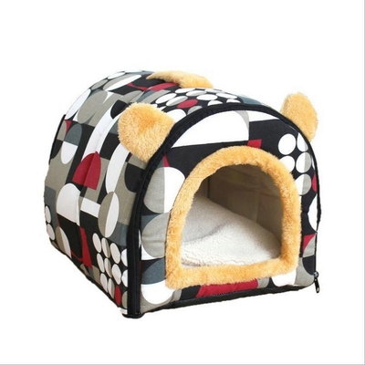 XL House Type Dog Cave Bed Indoor Small Medium Sized Dog Cat Kennel