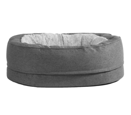 Round Extra Large Pet Bed For Puppy And Kitten With Slip-Resistant Bottom