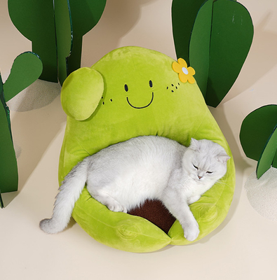 Cute Kitten Beds Double Sided Cushion Available In All Seasons Removable Foldable High Resilience Bed