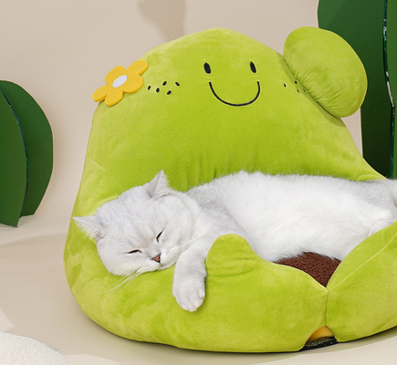 Cute Kitten Beds Double Sided Cushion Available In All Seasons Removable Foldable High Resilience Bed